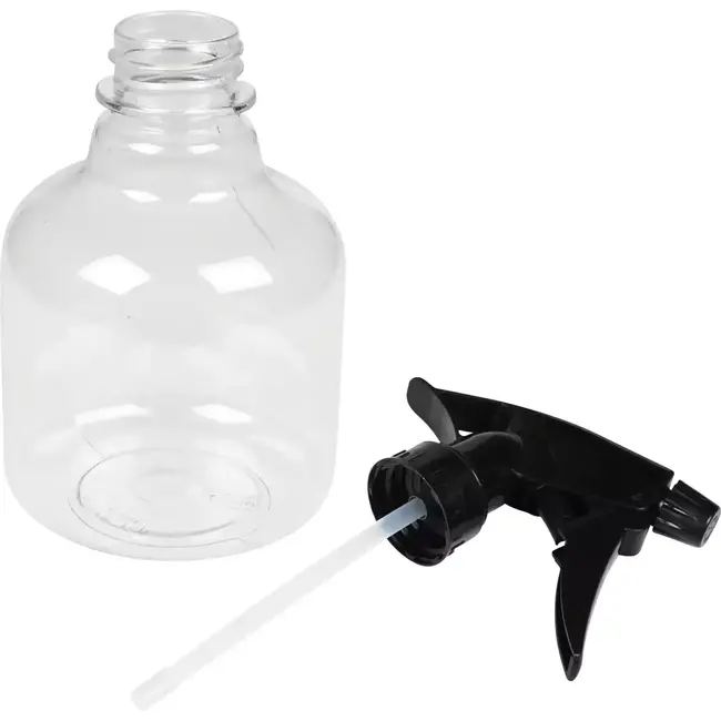 Benson Plantensproeier - 250 ml - Transparant met zwarte sproeikop - Ergonomisch ontwerp
