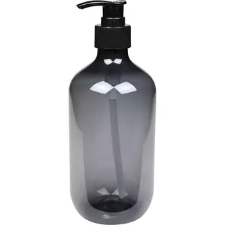 Benson Zeepdispenser blauw - 500 ml - Zilverkleurige pomp - Ø 7 cm - Hoogte 19 cm Benson Zeepdispenser blauw - 500 ml - Zilverkleurige pomp - Ø 7 cm - Hoogte 19 cm