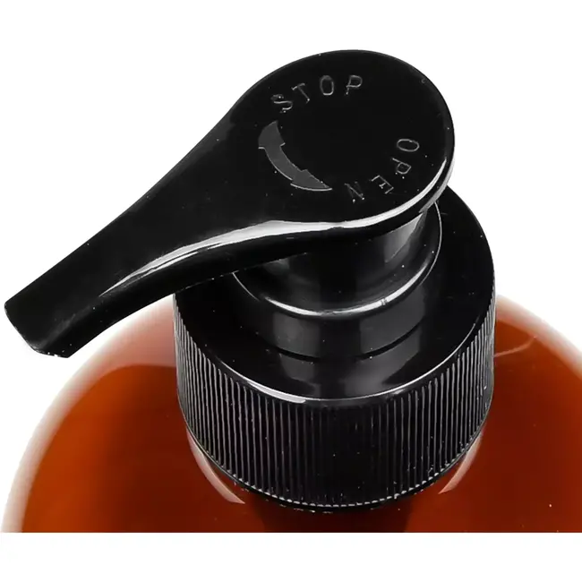 Benson Bruine zeepdispenser - 500 ml - Stijlvol en duurzaam ontwerp - Geschikt voor keuken en badkamer