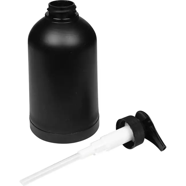 Benson Badkamerset zwart - 3-delig - Zeepdispenser 350 ml - Modern design