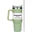 Benson Thermosbeker 900 ml - Groen - Transparante Deksel - Geschikt voor Auto