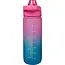 Benson Drinkfles 750 ml - Motivatie & Zeef - Blauw/Roze - Handig voor onderweg