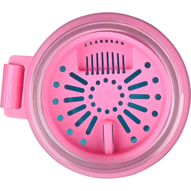 Benson Drinkfles 750 ml - Motivatie & Zeef - Blauw/Roze - Handig voor onderweg