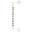 Benson Buitenthermometer met zuignap - Wit - 21 cm - Temperatuurbereik -50°C tot 50°C