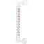 Benson Buitenthermometer met zuignap - Wit - 21 cm - Temperatuurbereik -50°C tot 50°C