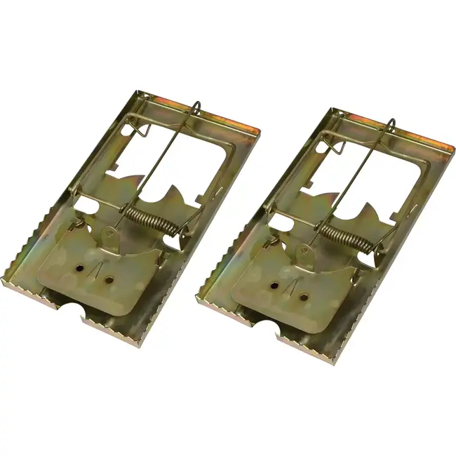 Benson Metalen muizenval - herbruikbaar - eenvoudig te spannen - 17 x 9 x 2 cm