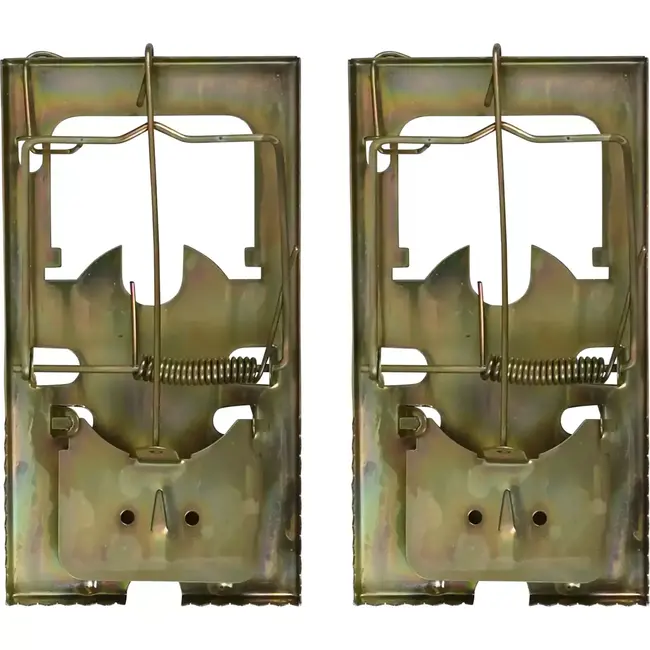 Benson Metalen muizenval - herbruikbaar - eenvoudig te spannen - 17 x 9 x 2 cm