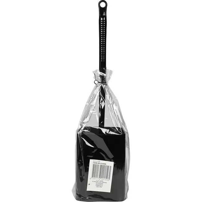 Benson Wc borstelset - Vierkant design - Zwart - Kunststof - 41 cm hoog