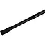 Benson Uitschuifbare douchegordijnstang - telescopisch - anti-slip - 77,5-135 cm - zwart