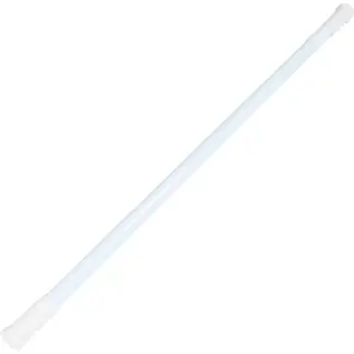 Benson Uitschuifbare douchegordijnstang - anti-slip - 77,5-135 cm - wit