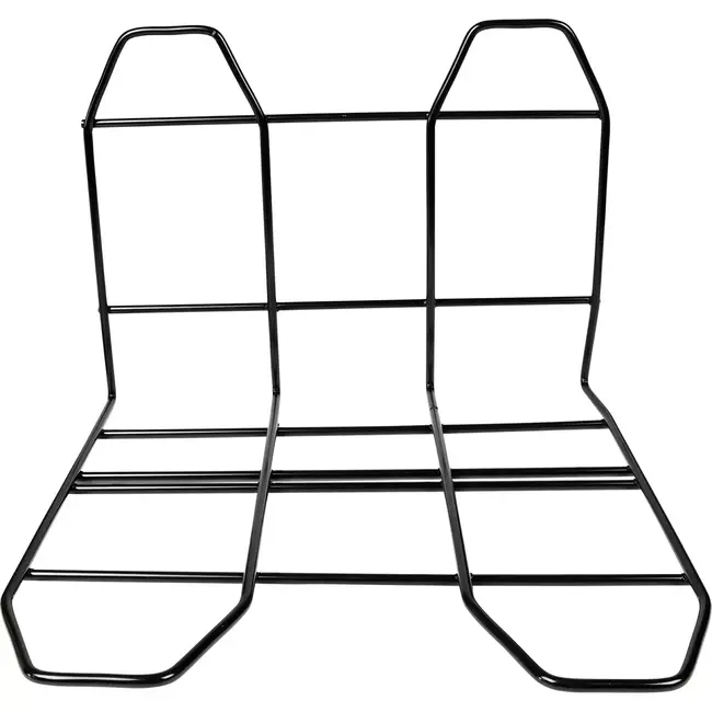 Benson Bagagedrager verbreder - Staal - Zwart - 28x27 cm - Inclusief bagagespin met 4 haken