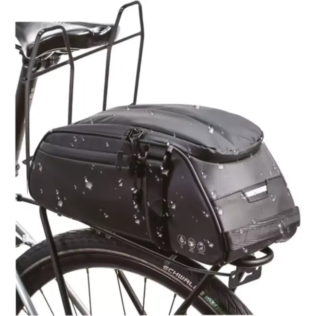 Benson Bagagedrager verbreder - Staal - Zwart - 28x27 cm - Inclusief bagagespin met 4 haken