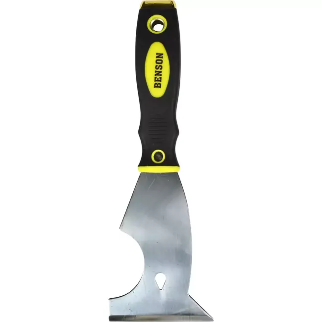 Benson Multifunctioneel plamuurmes - 75 mm breed - 240 mm lang - staal en kunststof