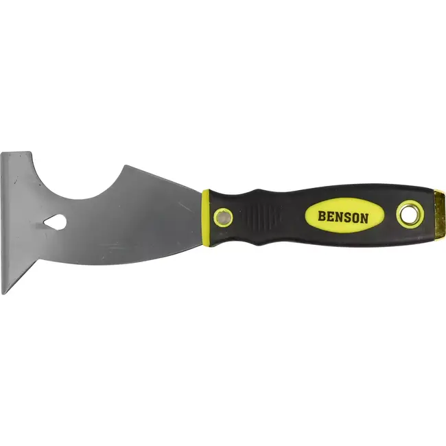 Benson Multifunctioneel plamuurmes - 75 mm breed - 240 mm lang - staal en kunststof