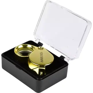 Benson Juweliersloupe - 10x Vergroting - Ergonomisch Ontwerp - Goudkleurig