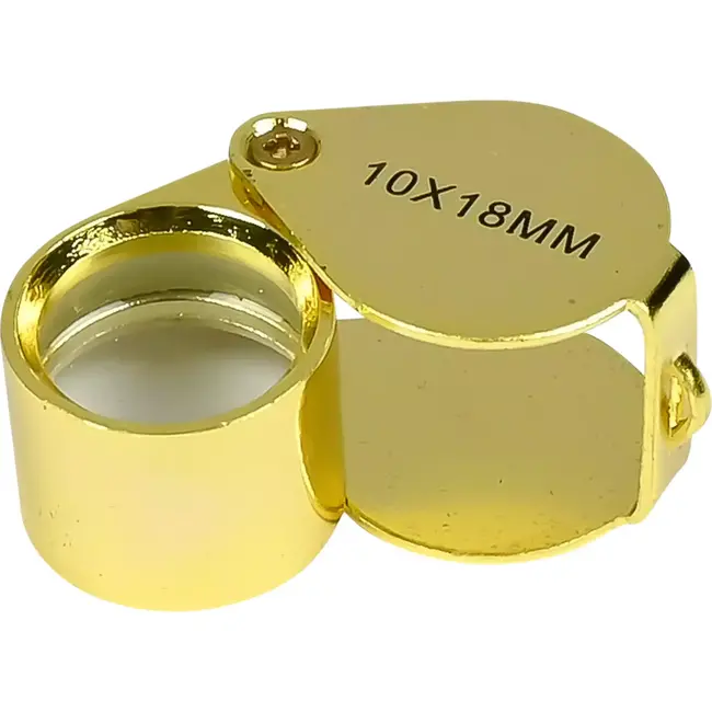 Benson Juweliersloupe - 10x Vergroting - Ergonomisch Ontwerp - Goudkleurig