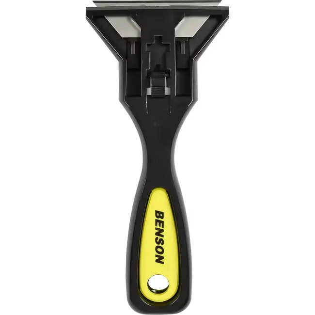 Benson Glasschraper - Inclusief 10 Trapeziummesjes - Ideaal voor Verf en Lijm - 140 mm Lengte