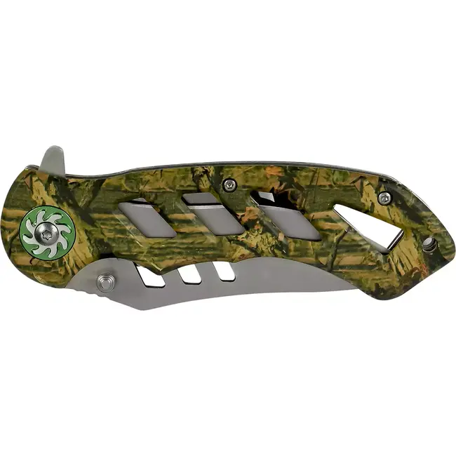 Benson Inklapbaar survival zakmes - 8.5 cm lemmet - Broekclip - Snelle bediening