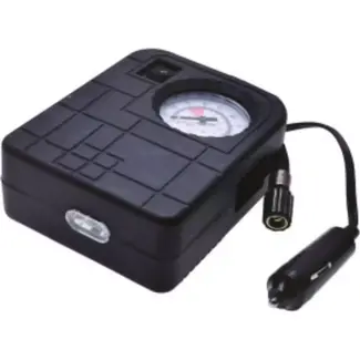 Benson Compacte 12V compressor - 100 PSI - Inclusief adapters - Geschikt voor banden en sportartikelen