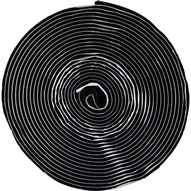 Benson Zelfklevend klittenband - 4,5 m - zwart - veelzijdig gebruik - 19 mm breed