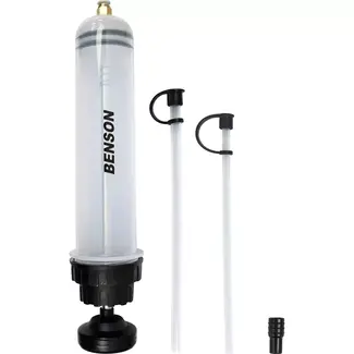 Benson Handpomp voor vloeistoffen - 500 ml - Inclusief flexibele slangen en anti-lekdop Benson Handpomp voor vloeistoffen - 500 ml - Inclusief flexibele slangen en anti-lekdop