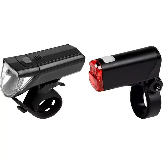 Benson LED fietslamp set - helder licht - waterbestendig - inclusief batterijen