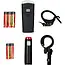 Benson LED fietslamp set - helder licht - waterbestendig - inclusief batterijen