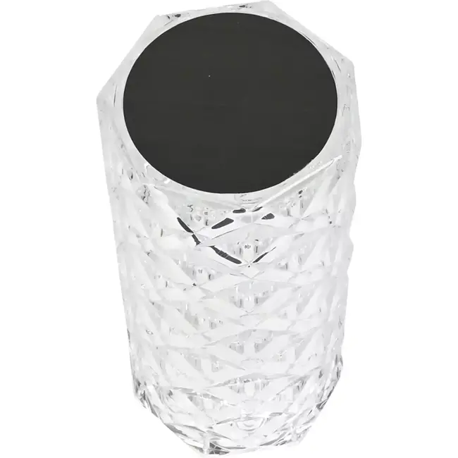 Benson Oplaadbare kristallen tafellamp - RGB kleuren - Afstandsbediening - 21 cm - Inclusief USB-C kabel