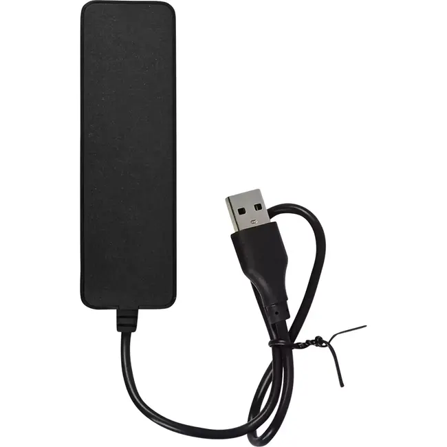 Benson USB-hub - 4 poorten - Compact ontwerp - 28 cm kabel - Zwart