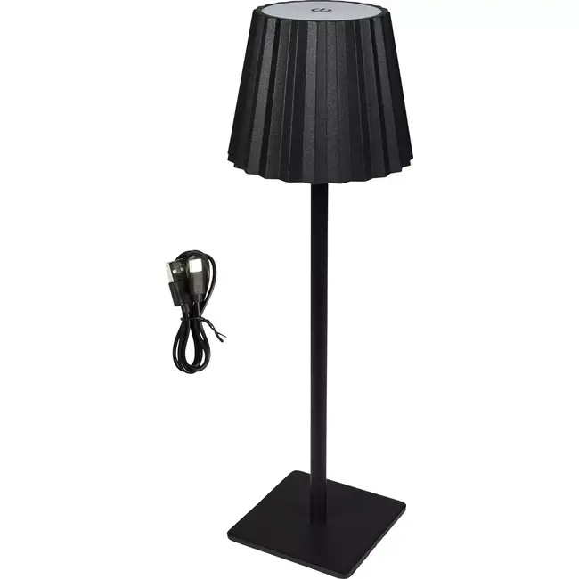 Benson Oplaadbare LED tafellamp - Dimbaar - 38 cm - Aluminium - USB-C - 4 uur werktijd