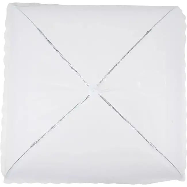 Benson Opvouwbare voedselbeschermer - wit kant - 43 x 43 cm - insectenwerend