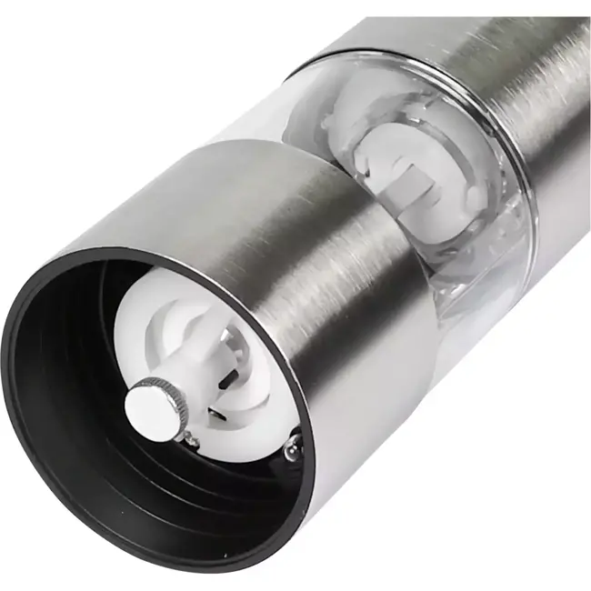 Benson Elektrische peper- en zoutmolen - LED verlichting - Instelbare maalgraad - Roestvrij staal - 23 cm