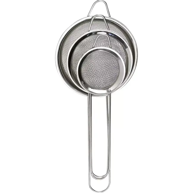 Benson RVS zeefset - 3 delig - Compact - Duurzaam - Ø10, Ø8, Ø6 cm