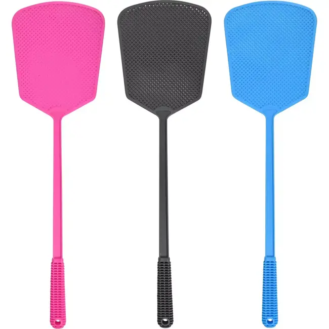 Benson Vliegenmepper - Kunststof - Kleurenmix - Onmisbaar in de zomer - per stuk