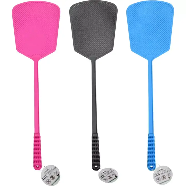 Benson Vliegenmepper - Kunststof - Kleurenmix - Onmisbaar in de zomer - per stuk