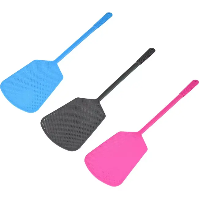 Benson Vliegenmepper - Kunststof - Kleurenmix - Onmisbaar in de zomer - per stuk