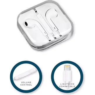 Benson In-ear oortjes - Lightning aansluiting - Met microfoon - 1 meter kabel - Lichtgewicht 29,5 g