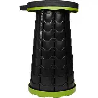 Benson Opvouwbare draagbare kruk - ABS kunststof - Groen - Verstelbare hoogte 6-46 cm - Compact en lichtgewicht