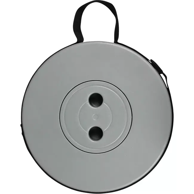 Benson Opvouwbare draagbare kruk - ABS - grijs - 6-46 cm - veelzijdig gebruik binnen en buiten