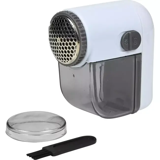 Benson Compacte pluizentondeuse - Geschikt voor alle stoffen - Werkt op AA-batterijen - Eenvoudig te legen opvangbak