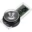 Benson Digitale thermometer - spatwaterdicht - met zuignap - zwart - compact formaat