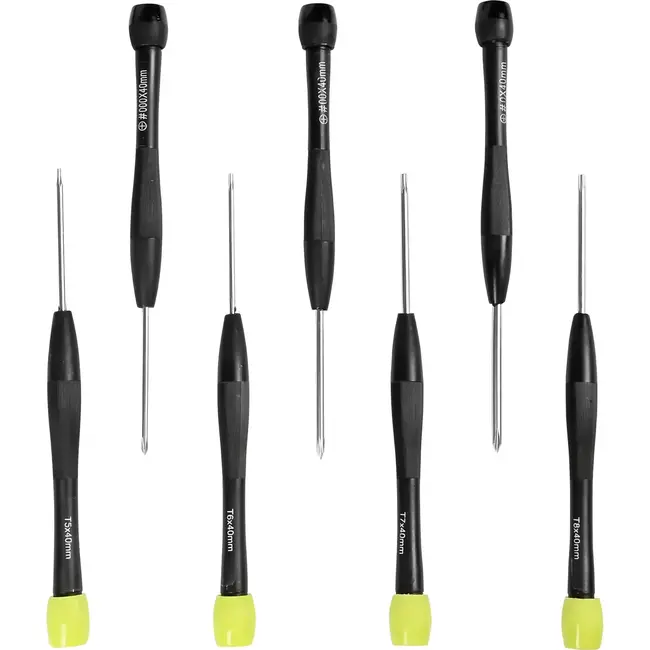 Benson Precisie schroevendraaierset - 7-delig - Torx en kruis - Geschikt voor elektronica en fijne apparaten