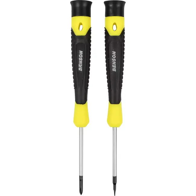 Benson 2-delige precisie schroevendraaierset - plat - SL2.5 & SL3.0