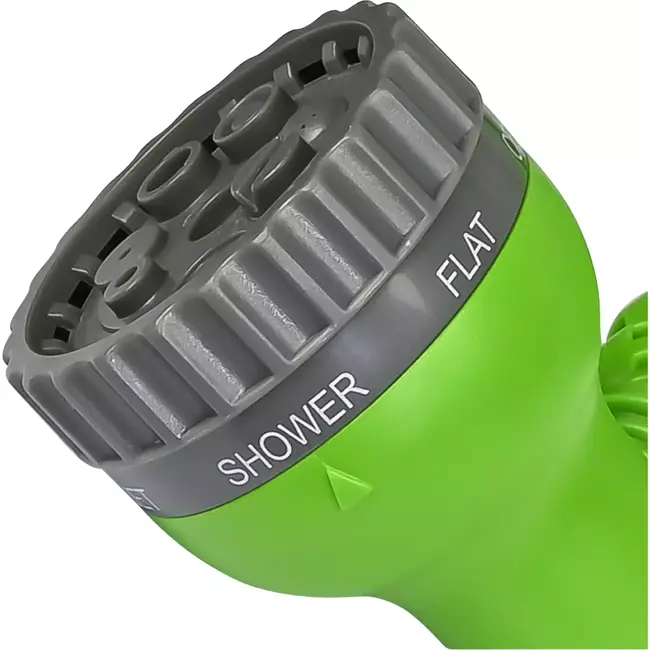 Benson Spiraaltuinslang 10 m - Compact ontwerp - 7-functie sproeikop - Muurbevestiging