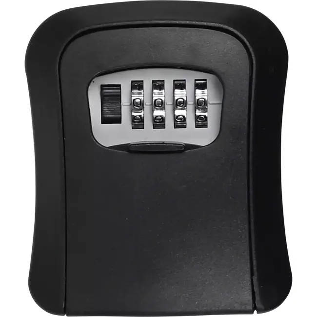 Benson Sleutelkluis met 3-cijferig slot - Kunststof - Zwart - 96x40x116 mm