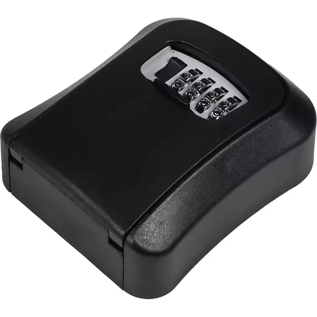 Benson Sleutelkluis met 3-cijferig slot - Kunststof - Zwart - 96x40x116 mm