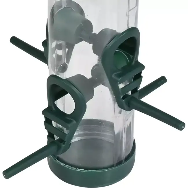 Benson Vogelvoerhouder kunststof - Makkelijk bijvulbaar - Ø 7 x 25 cm