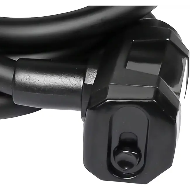 Benson Kabelslot - Extra beveiligd - Stevige staalkabel - 12 x 1200 mm - Zwart matte finish