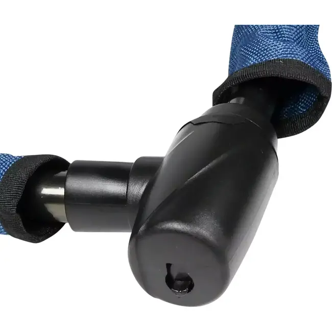 Benson Pantserslot met canvas hoes - 18x1200 mm - Zwart en rood - Inclusief 2 sleutels