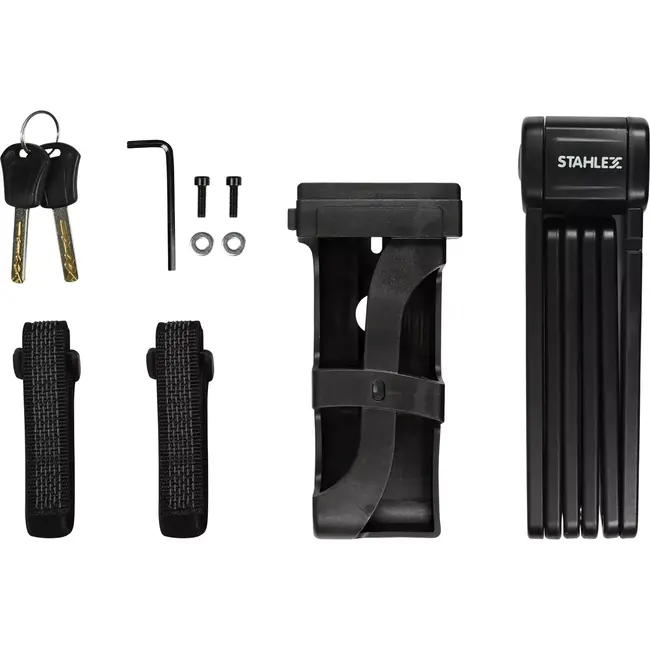 Benson Vouwslot met houder - 85 cm - lichtgewicht en sterk - hoge veiligheid - eenvoudig in gebruik